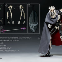 Star Wars Attack of the Clones 16 Inch Action Figure 1/6 Scale - General Grievous Sideshow 1000272