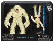 Star Wars 6 Inch Action Figure Black Deluxe Series - Luke Skywalker with Wampa