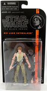 Star Wars 3.75 Inch Action Figure Black Series 4 - Luke Skywalker (Jedi Training) #21 (Clamshell Taped Back On Card)