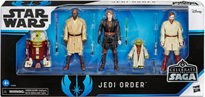 Star Wars Celebrate The Saga 3.75 Inch Action Figure Box Set - Jedi Order Pack