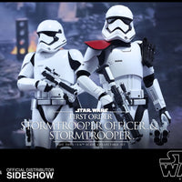 Star Wars Collectible 12 Inch Action Figure MMS Series - First Order Stormtrooper Officer and Stormtrooper Set Hot Toys