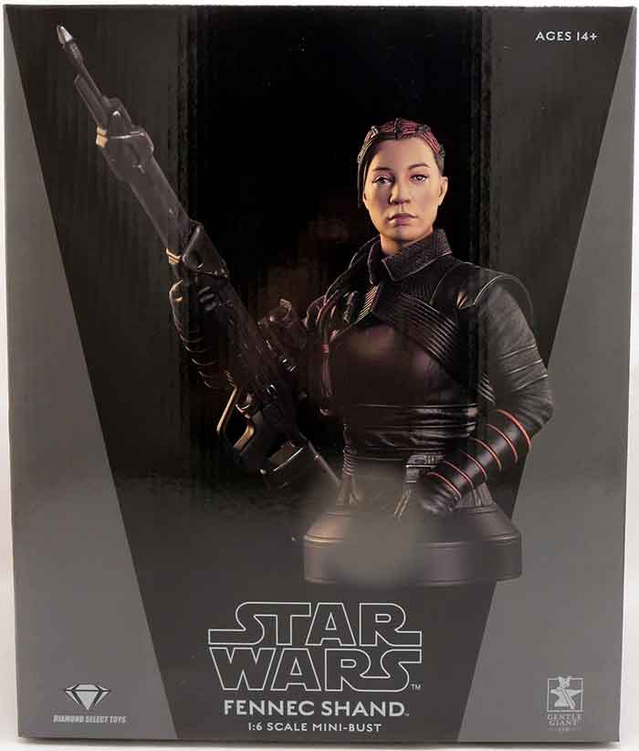 Star Wars Collectible The Mandalorian 7 Inch Bust Statue - Fennec Shand