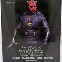 Star Wars Crimson Dawn 6 Inch Bust Statue - Darth Maul Bust