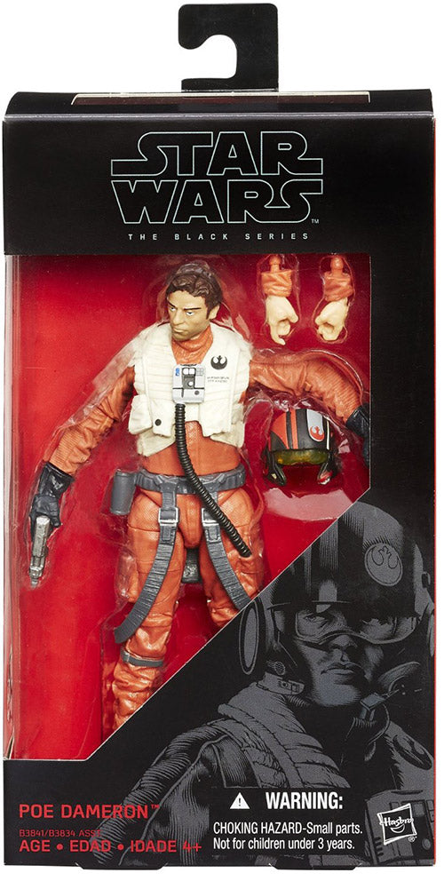 Star Wars The Force Awakens 6 Inch Action Figure The Black Series Wave 2 - Poe Dameron #07