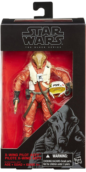 Star Wars The Force Awakens 6 Inch Action Figure The Black Series Wave 4 - X-Wing Pilot Asty