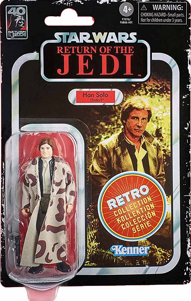 Star Wars Retro Collection 3.75 Inch Action Figure Wave 4 - Han Solo (Endor)