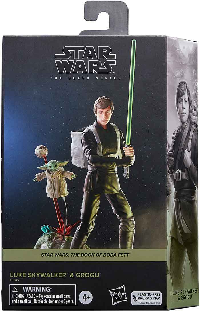 Star Wars The Black Series 6 Inch Action Figure 2-Pack Deluxe - Luke Skywalker & Grogu