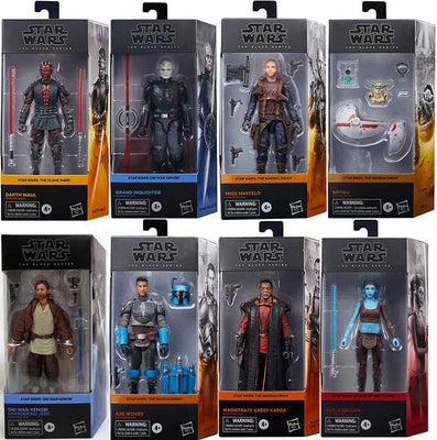 Star Wars The Black Series 6 Inch Action Figure Box Art (2022 Wave 3) - Set of 8