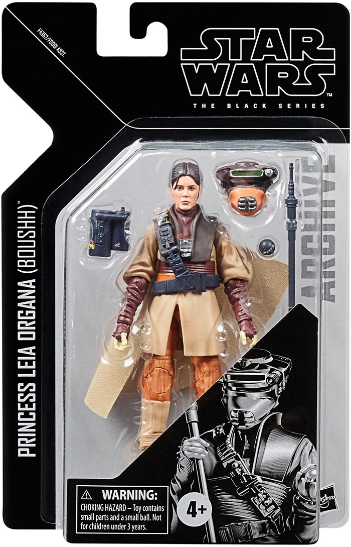 Star Wars The Black Series Archives 6 Inch Action Figure (2022 Wave 2) - Princess Leia Organa (Boushh)