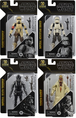 Star Wars The Black Series Archives 6 Inch Action Figure Greatest Hits (2021 Wave 2) - Set 4 Tusken-Shore-Hover-Death