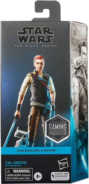 Star Wars The Black Series 6 Inch Action Figure Box Art (2022 Wave 4) - Cal Kestis