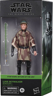 Star Wars The Black Series Box Art 6 Inch Action Figure Wave 2 - Luke Skywalker Endor