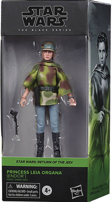 Star Wars The Black Series Box Art 6 Inch Action Figure Wave 2 - Princess Leia Organa Endor