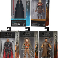 Star Wars The Black Series Box Art 6 Inch Action Figure Wave 3 - Set of 5