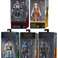 Star Wars The Black Series 6 Inch Action Figure Box Art Wave 5 - Set of 5 (Tech - Q9 - Sing - Lando - Koska)