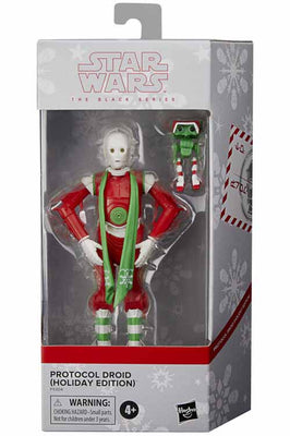 Star Wars The Black Series 6 Inch Action Figure Exclusive - Protocol Droid (Holiday Edition)