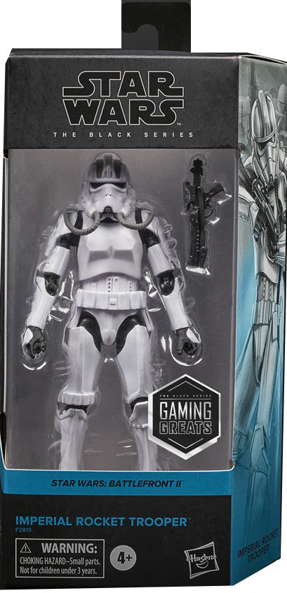 Star Wars The Black Series Gaming Greats 6 Inch Action Figure Box Art Exclusive - Imperial Rocket Trooper