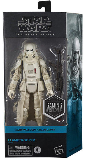 Star Wars The Black Series Gaming Greats 6 Inch Action Figure Box Art Exclusive - Flametrooper
