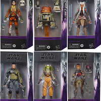Star Wars The Black Series 6 Inch Action Figure Rebels Box Art - Set of 6 (Does not include Zeb)