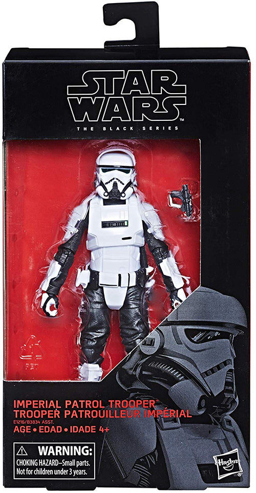 Star Wars The Black Series 6 Inch Action Figure Wave 20 - Imperial Patrol Trooper #72 (Shelf Wear Packaging)