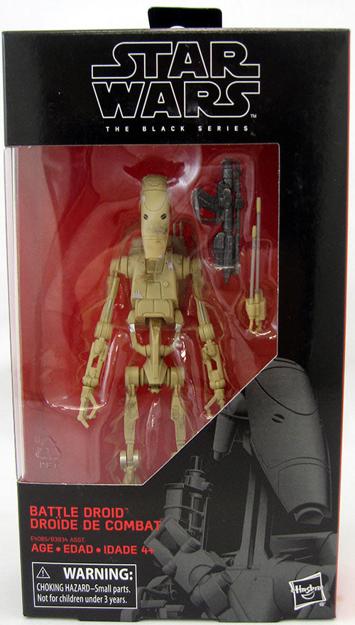 Star Wars The Black Series 6 Inch Action Figure Wave 31 - Battle Droid #83 (Shelf Wear Packaging)