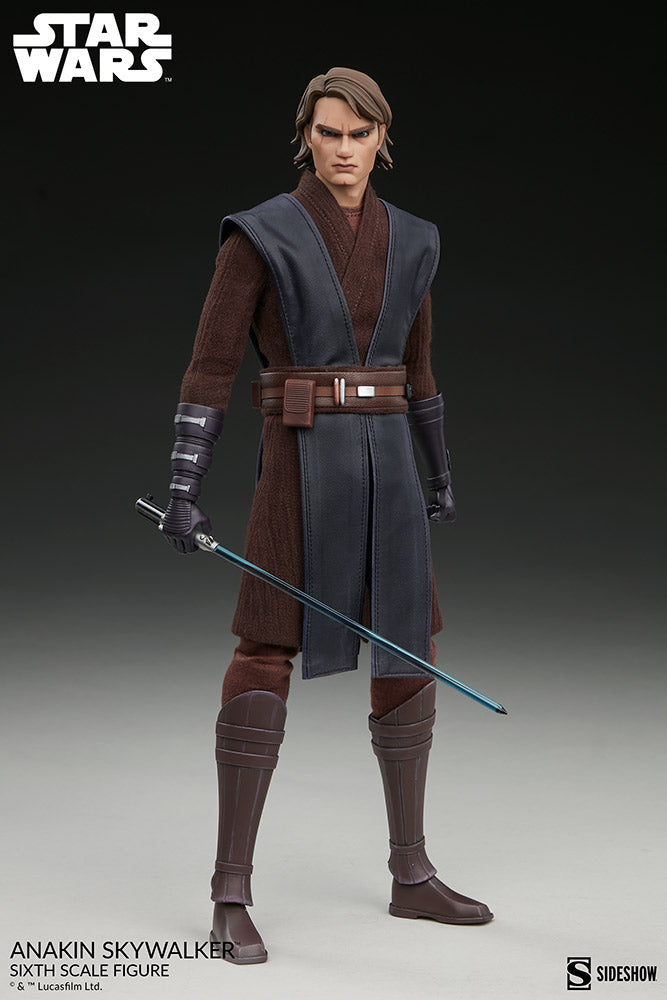 Star Wars The Clone Wars 12 Inch Action Figure 1/6 Scale - Anakin Skywalker Sideshow 100462