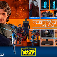 Star Wars The Clone Wars 12 Inch Action Figure 1/6 Scale Series - Anakin Skywalker and STAP 906795