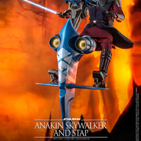 Star Wars The Clone Wars 12 Inch Action Figure 1/6 Scale Series - Anakin Skywalker and STAP 906795