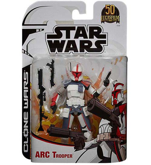 Star Wars The Clone Wars 6 Inch Action Figure Exclusive - Arc Trooper Red