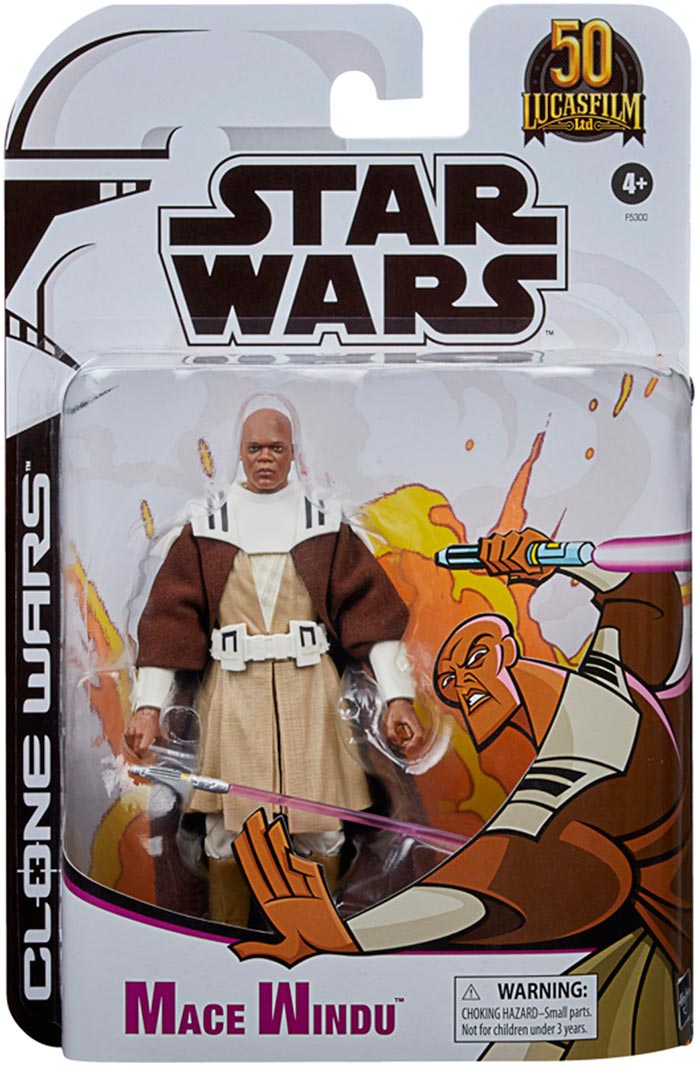 Star Wars The Clone Wars 6 Inch Action Figure Exclusive - Mace Windu