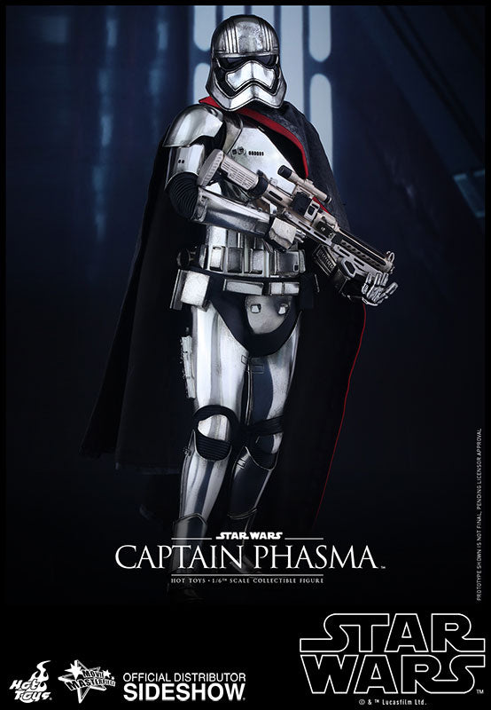 Star Wars The Force Awakens 12 Inch Action Figure Movie Masterpiece 1/6 Scale Series - Captain Phasma Hot Toys 902582