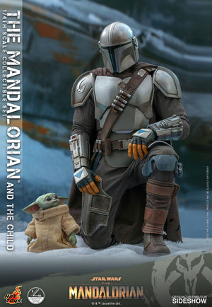 Star Wars The Mandalorian 18 Inch Action Figure 1/4 Scale - The Mandalorian and The Child Hot Toys 907267