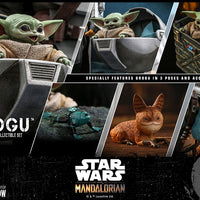 Star Wars The Mandalorian 6 Inch Action Figure 1/6 Scale - Grogu Set Hot Toys 908288