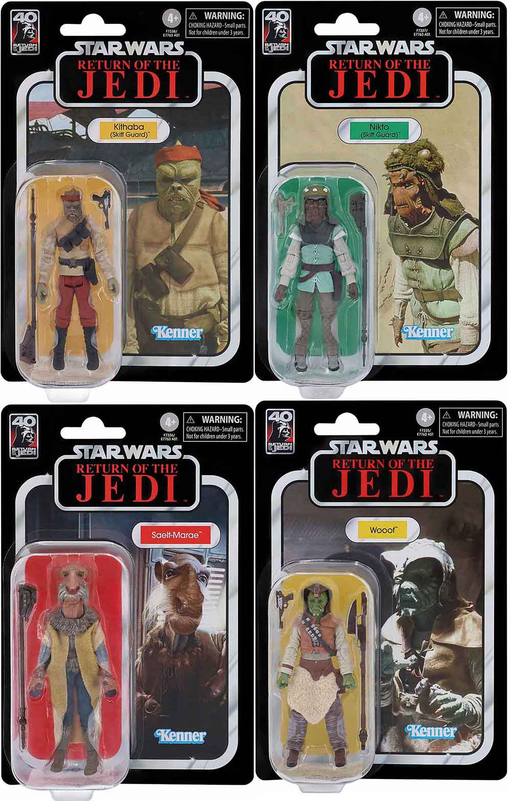 Star Wars The Vintage Collection 3.75 Inch Action Figure (2023 Wave 2A) - Set of 4 (VC24 - VC56 - VC99 - VC132)