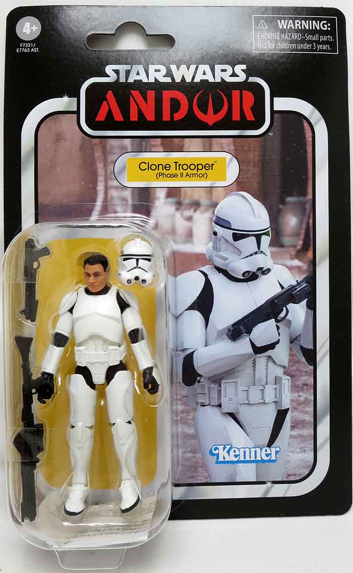 Star Wars The Vintage Collection 3.75 Inch Action Figure (2023 Wave 1A) - Clone Trooper (Phase II Armor) VC269