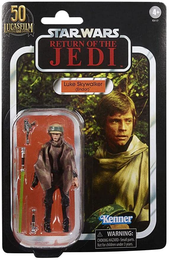 Star Wars The Vintage Collection 3.75 Inch Action Figure 50th Anniversary Exclusive - Luke skywalker (Endor) VC198