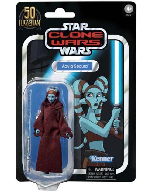 Star Wars The Vintage Collection Clone Wars 3.75 Inch Action Figure Exclusive - Aayla Secura VC217