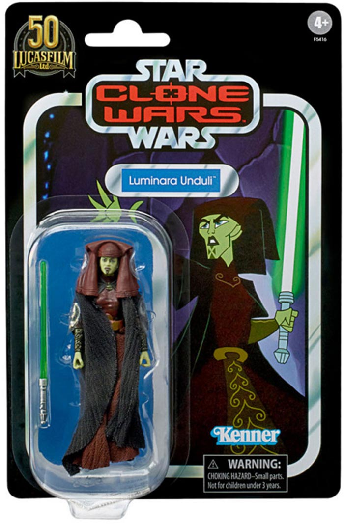 Star Wars The Vintage Collection Clone Wars 3.75 Inch Action Figure Exclusive - Luminara Unduli VC215