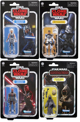 Star Wars The Vintage Collection 3.75 Inch Action Figure Wave 11 - Set of 4 (Ahsoka - Jawa - Maul - Echo)