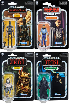 Star Wars The Vintage Collection 3.75 Inch Action Figure Wave 14 - Set of 4 (Lando - IG11 - Emperor - Teebo)