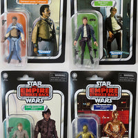 Star Wars The Vintage Collection 3.75 Inch Action Figure (2020 Wave 4) - Set of (Luke 04 - C3PO 06 - Solo 50 - Lando 47)
