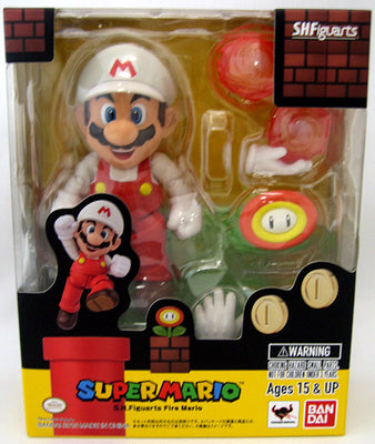 Super Mario Brothers 5 Inch Action Figure S.H. Figuarts - Fire Mario