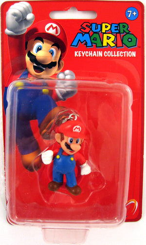 Super Mario Keychain Collection 2 Inch Mini Figure Series 1 Banpresto - Mario (Shelf Wear Packaging)