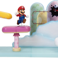 Super Mario World Of Nintendo 2 Inch Action Figure - Cloud Playset Set
