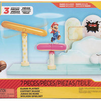 Super Mario World Of Nintendo 2 Inch Action Figure - Cloud Playset Set