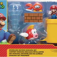 Super Mario World Of Nintendo 2 Inch Scale Playset - Sparkling Waters Diorama Set
