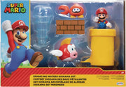 Super Mario World Of Nintendo 2 Inch Scale Playset - Sparkling Waters Diorama Set