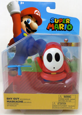 Super Mario World Of Nintendo 4 Inch Action Figure Wave 22 - Shy Guy with Propeller