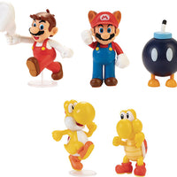 Super Mario World Of Nintendo 2 Inch Mini Figure Wave 26 - Set of 5