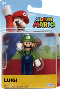 Super Mario World Of Nintendo 2 Inch Action Figure Wave 30 - Luigi (Shelf Wear Packaging)